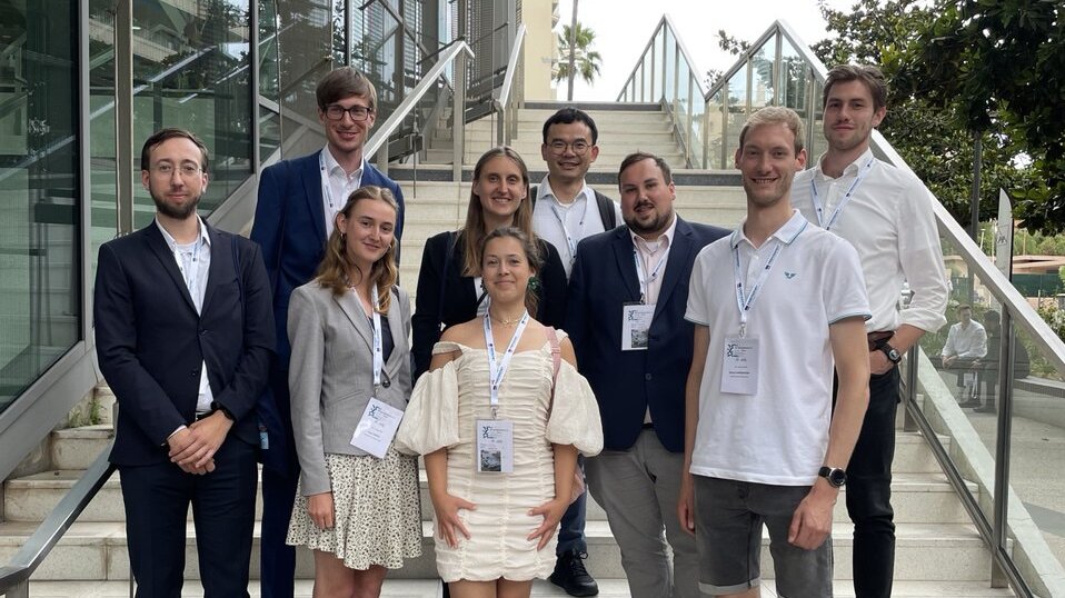 Das Dresdner Team vor Ort in Antibes