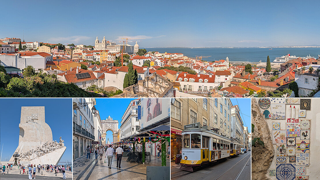 Impressionen aus Lissabon, der Hauptstadt Portugals